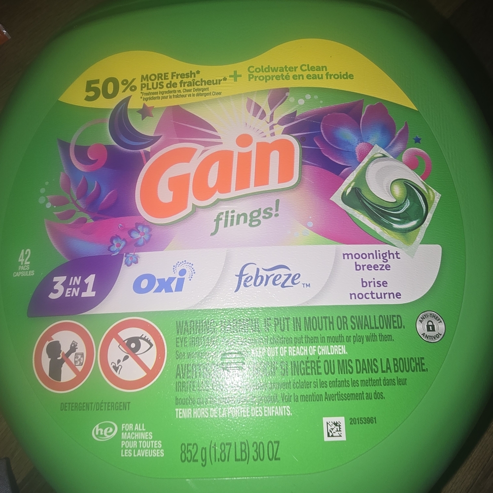 Flings! Laundry Detergent Pacs - Green
